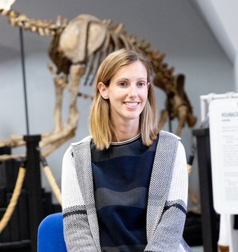 Vodja muzeja Tina Poljsˇak (Foto Valter Leban)